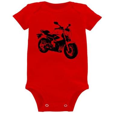 Imagem de Body Bebê Moto XJ6 N Art - Foca na Moda, Vermelho, M