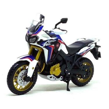 Imagem de Miniatura Honda Africa Twin Adventure Branca Maisto 1/18, Branco