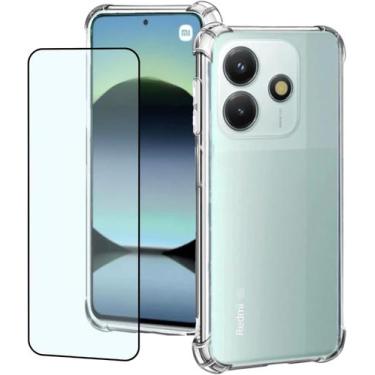 Imagem de Kit Capa Capinha case Para Xiaomi Redmi Note 14 4G/5G Case Anti Impact