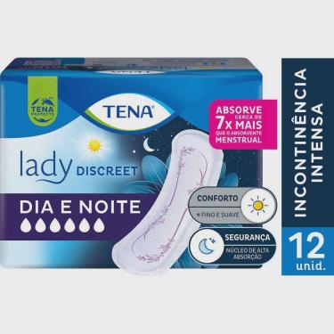 Imagem de Absorvente para incontinência urinária tena lady discreet dia E noite 12 unidades
