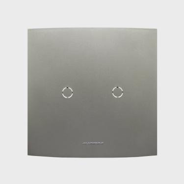 Imagem de Placa 4X4 com Suporte Para Cega Saída De Fio Inova Pro Class Alumbra Champagne