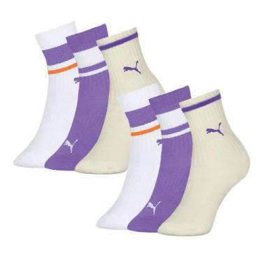 Imagem de 6 Pares De Meias Esportivo Sport Kids Infantil Unissex Modelo Para Cri