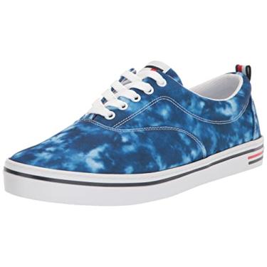 Imagem de Tommy Hilfiger Tênis masculino Remmo, Tie Dye azul, 11