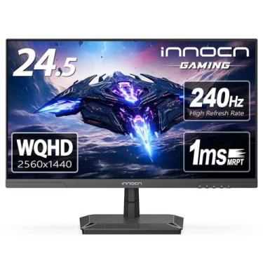 Imagem de INNOCN Monitor Gamer De 24,5 Polegadas 1440P 240Hz Qhd 2K, Tela Para Jogos De Mesa Para Pc, Ips Hdmi 2.1 Rápido, Displayport, Alto-Falante Integrado, 25G2S