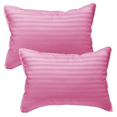 Imagem de kinder Fluff Travesseiros de Bebê (2x)- O Único Travesseiro de Algodão & Alternativo de Plumas, Hipoalergênico, Lavável à Máquina. Almofadas p/Cama de Criança e Travesseiro Pequeno de Viagem