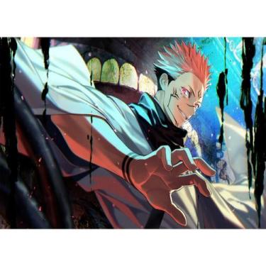 Imagem de Mouse Pad Jujutsu Kaisen Sukuna Iuji Itadori Satoro Gojo Megumi Fushig