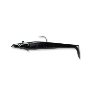 Imagem de isca de pesca Savage Gear Sandeel, Murdered Out, 7 1/2"