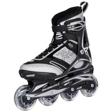 Imagem de Rollerblade Patins Spiritblade para uso interno/externo com oportunidade limitada, preto/prata, 6