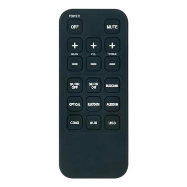 Imagem de Controle remoto de substituição compatível com alto-falante Philips Soundbar HTL2101A HTL2111A HTL2101A/79 HTL2101A/05 HTL2101A/61 HTL2101A/12 996510058532 996510059073
