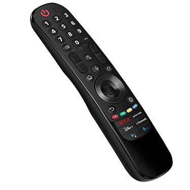 Imagem de MR21GA Controle remoto mágico com ponteiro e função de voz adequado para LG 4K Smart OLED TV 43NANO75UPA 43UP7100ZUF 43UP7560AUD 43UP7700PUB 43UP8000PUA 50NANO80UPA 50NANO85APA 50UP7100PUA 0ZUF 5