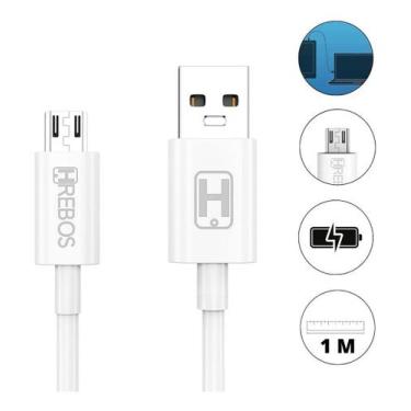 Imagem de Cabo Carregador Micro Usb Turbo Compativel Para O Moto G4 G5 Moto X - 