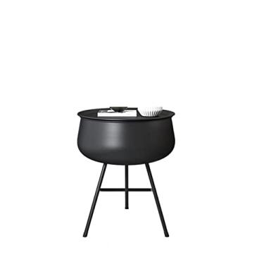 Imagem de Mesa de cabeceira, armários de quarto, móveis domésticos, mesa de centro de canto com borda redonda pequena