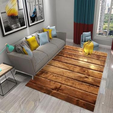 Imagem de Tapetes de cozinha 140 x 200 cm tapete de madeira para quarto, tapete de cozinha longo no chão, sala de estar, tapete absorvente antiderrapante, tapete de área de banheiro, decoração de casa