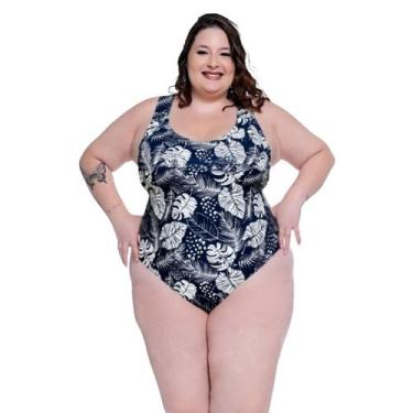 Imagem de Maiô Body Plus Size Feminino Estampado Com Forro Interno - HYPE MODAS,