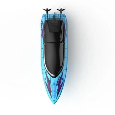 Imagem de Barco RC Grande De Alta Velocidade 30Km/h Sem Fio 24G Controle Remoto 