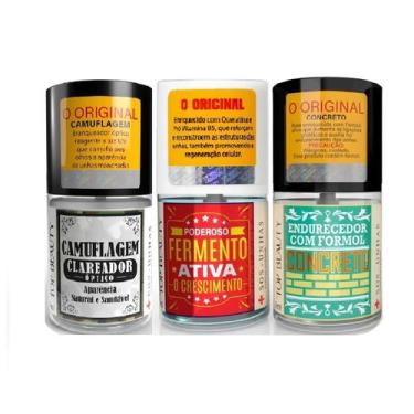 Imagem de 3 Bases De Unha Clareamento, Fortalecimento E Crescimento - Top beauty