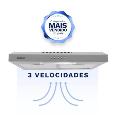 Imagem de Depurador Exaustor Slim 60Cm Prata DPS162PR Suggar 220V, 220V