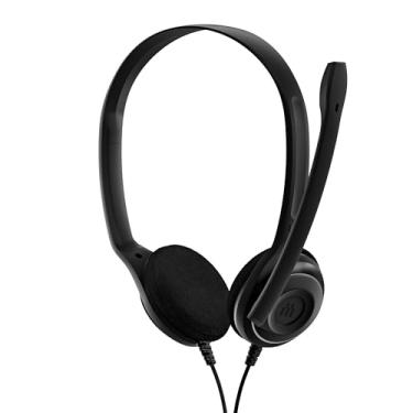 Imagem de Sennheiser PC 8 USB - Fone de ouvido USB estéreo para PC e Mac com controle de volume e mudo em linha - Preto
