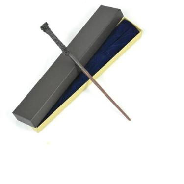 Imagem de varinha mágica com núcleo de metal cosplay para crianças com caixa - o