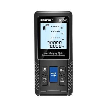 Imagem de Fita Métrica Laser Verde 120M Régua Eletrônica Snakol De Alta Precisão
