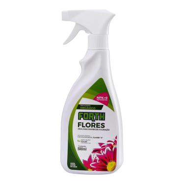 Imagem de Fertilizante Forth Flores Líquido, Pronto Uso, Floração, Fertilizante, NPK (Nitrogênio, Fósforo, Potássio), 9 Micronutrientes, Nutrição Completa, 500 ml