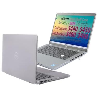 Imagem de mCover Capa compatível apenas com notebooks Dell Latitude 5440 série 5450/Precision 3480 3490 Series 2023 ~ 2025 de 14 polegadas (NÃO serve para nenhum outro modelo Dell) - transparente
