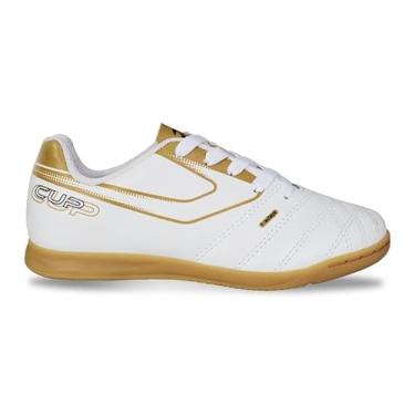 Imagem de Chuteira Topper Cup Viii Inf Fsal Branco/Dourado,32