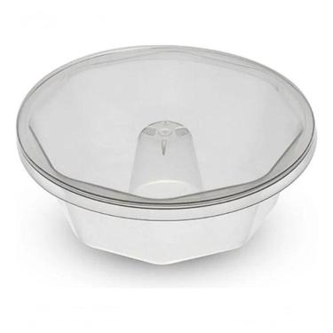 Imagem de Forma De Pudim Mini Com Tampa Forneável 80ml C/ 40 Unid