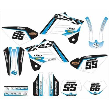 Imagem de Kit Adesivos Moto Cross Trilha Gas Gas Ec 250 2002/2006 17