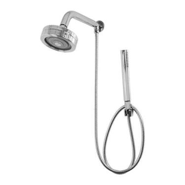 Imagem de Chuveiro Ducha Gás Solar Auto Limpante Com Desviador Cromado - Shop Hi