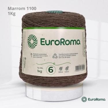 Imagem de Barbante Nº 6 da EuroRoma com 1Kg, 1100 | MARROM