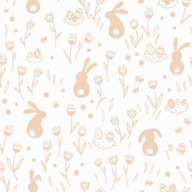 Imagem de Yullpaper Papel de parede removível de animais para quarto de bebê meninas berçário rosa papel de parede de vinil para armários de sala de estar papel de parede de contato 43 × 262 cm