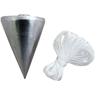 Imagem de Prumo De Centro 300 G Corpo De Aco Cordao 5 M