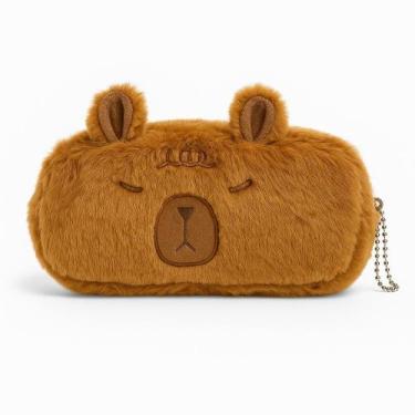 Imagem de Estojo da Capivara fofo Porta Lápis - NoBrand, Marrom