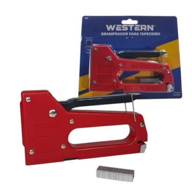 Imagem de Grampeador Manual para Tapeceiro Ideal para Estofados e Artesanato