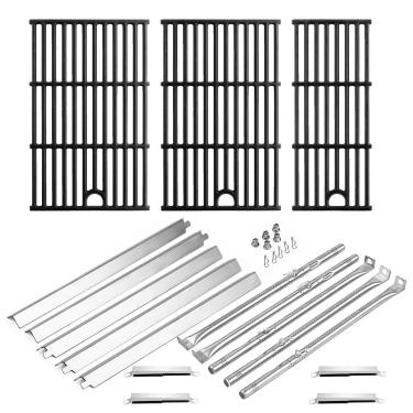 Imagem de 463448021 Peças de reposição para grelha de 5 queimadores de desempenho para Charbroil 463449021 463458021 463451022 463450022 463455021 Char Broil G325-0002-W1 Tenda térmica G325-0002-W1 27-21