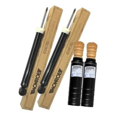 Imagem de Par Amortecedores Traseiros SP120 com Kit Batente Coifa Original Compatível com Onix Prisma 2013 a 2019