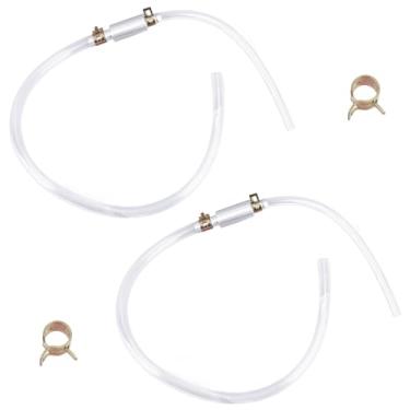 Imagem de 2 Kit de Ferramentas para Sangria de Freio, Incluindo 4 Mangueiras Borracha Sangria Freio, 2 Válvulas Retenção Unidirecionais, 6 Braçadeiras Pequenas, para Motocicleta Veículo Elétrico Carro