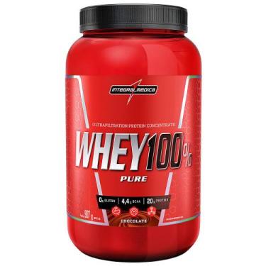 Imagem de Super Whey 100% Pure Integral Médica Chocolate 907g - ISO WHEY, 900g, 