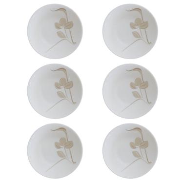 Imagem de Conjunto 6 Pratos Sopa Consomê Porcelana Italiana Bugatti