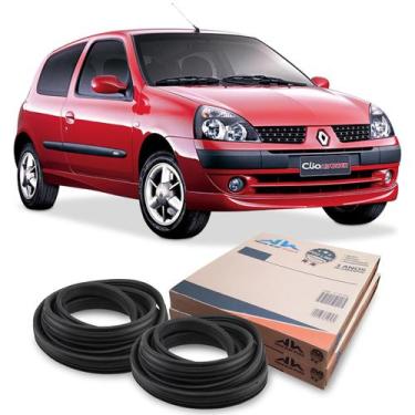Imagem de Kit Borracha 2 Portas Guarnição New Kar Renault Clio