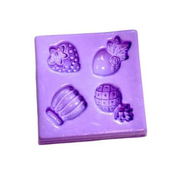 Imagem de F1457 molde de silicone frutinhas confeitaria biscuit - confeitaria do