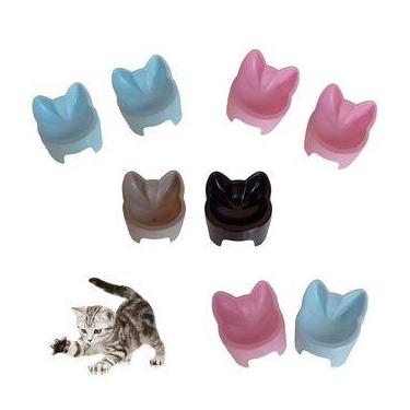 Imagem de KIT 13 Comedouros elevado de GATO  - TF Injetados, Cores sortidas