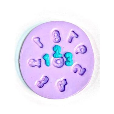 Imagem de F1084 molde de silicone números confeitaria biscuit - confeitaria dos 