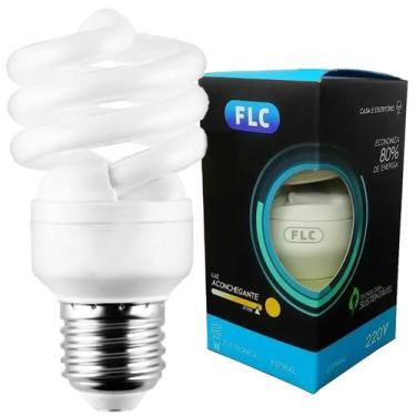 Imagem de Lâmpada Fluorescente Espiral 18w 220v Branco Quente - FLC, 220V