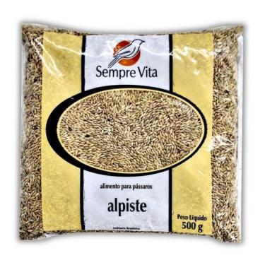 Imagem de Ração para Pássaros Alpiste Comum (500g) SEMPRE VITA