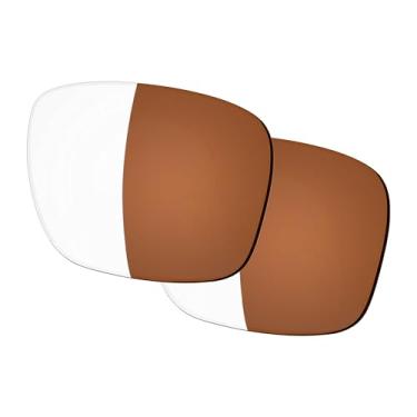 Imagem de VisionGlobal Lentes de reposição para óculos de sol Ray-Ban Meta RW4009 (50 mm) Wayfarer, lentes polarizadas com bloqueio de luz azul, masculino/feminino, Marrom fotocromático com bloqueio de luz azul