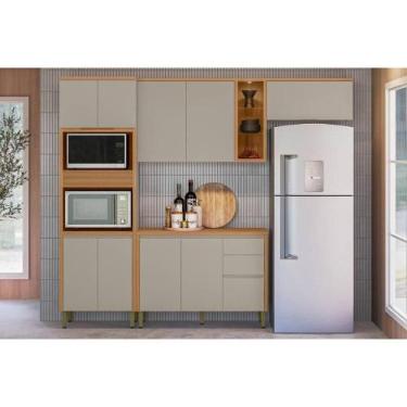 Imagem de Kit Cozinha Modulada 4 Peças Allure (2Aéreos+1Balcão+1TorreQuente) CP1