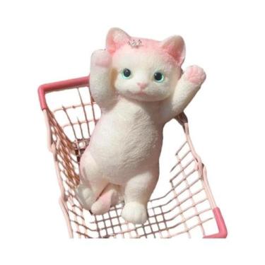 Imagem de Brinquedo De Pelúcia Grande De Silicone Em Forma De Gato, Feito À Mão,