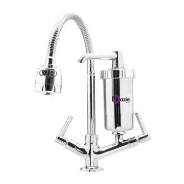 Imagem de Torneira Com Filtro Gourmet Cozinha Bancada 1/4 Volta Flexível - Dazie